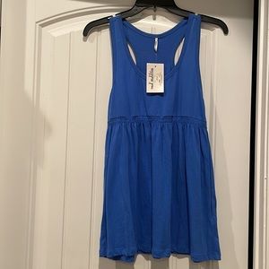 Tresics topp 100% cotton, sleeveless, size Small, new with tag.